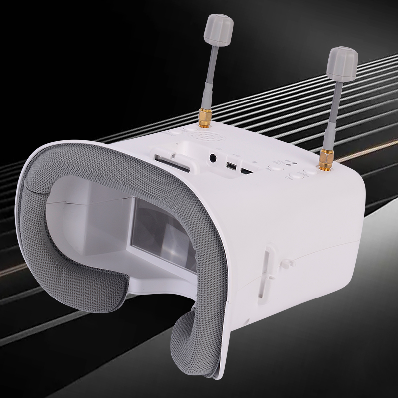 Original 008D PRO White FPV Go - Drone Racing Goggles ulasan dan harga