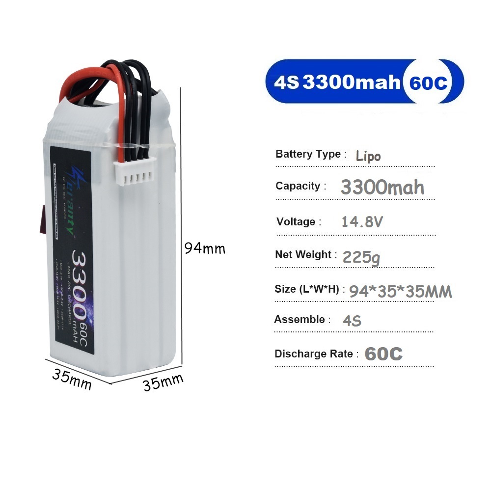 LiPo Rechargeable Battery 4S 3 - Drone Racing Battery ulasan dan harga