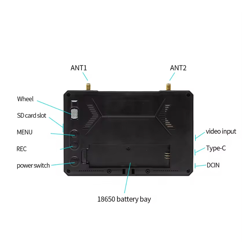 SKYZONE M5 FPV Monitor 5 Inch  - Drone Racing Gate ulasan dan harga