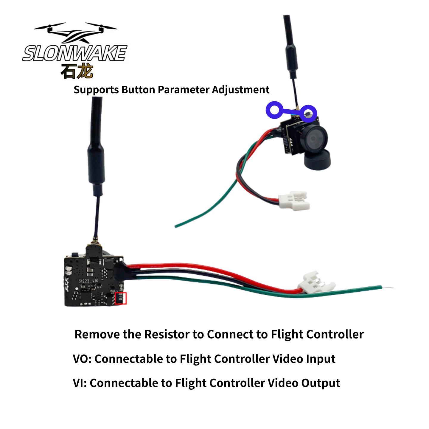 SLONWAKE 5.8G Analog Video Tra - Drone Racing Camera ulasan dan harga