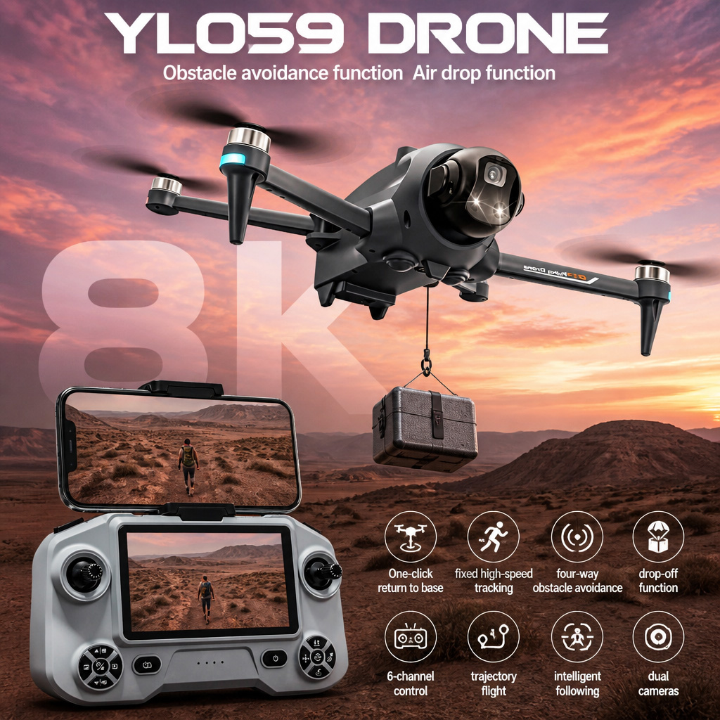Potensic Drone GPS Auto Return - Drone Racing Vtx ulasan dan harga