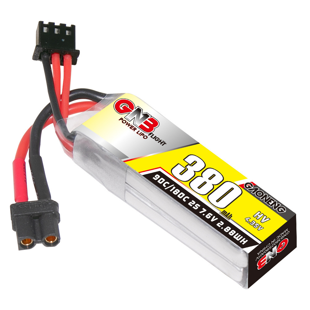 GNB 2S 7.6V 380mAh 90C/180C Li - Drone Racing Battery ulasan dan harga