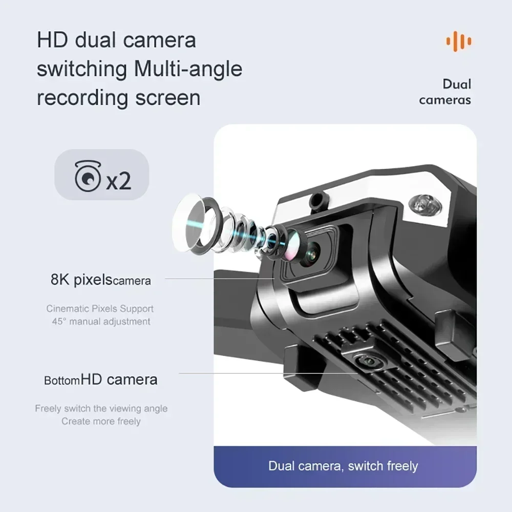 G6 pro Drone with 8K Dual Came - Drone Racing Camera ulasan dan harga