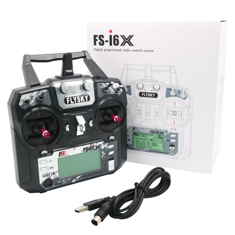 FLYSKY FS-i6X FS i6X 10CH 2.4G - Drone Racing Transmitter ulasan dan harga