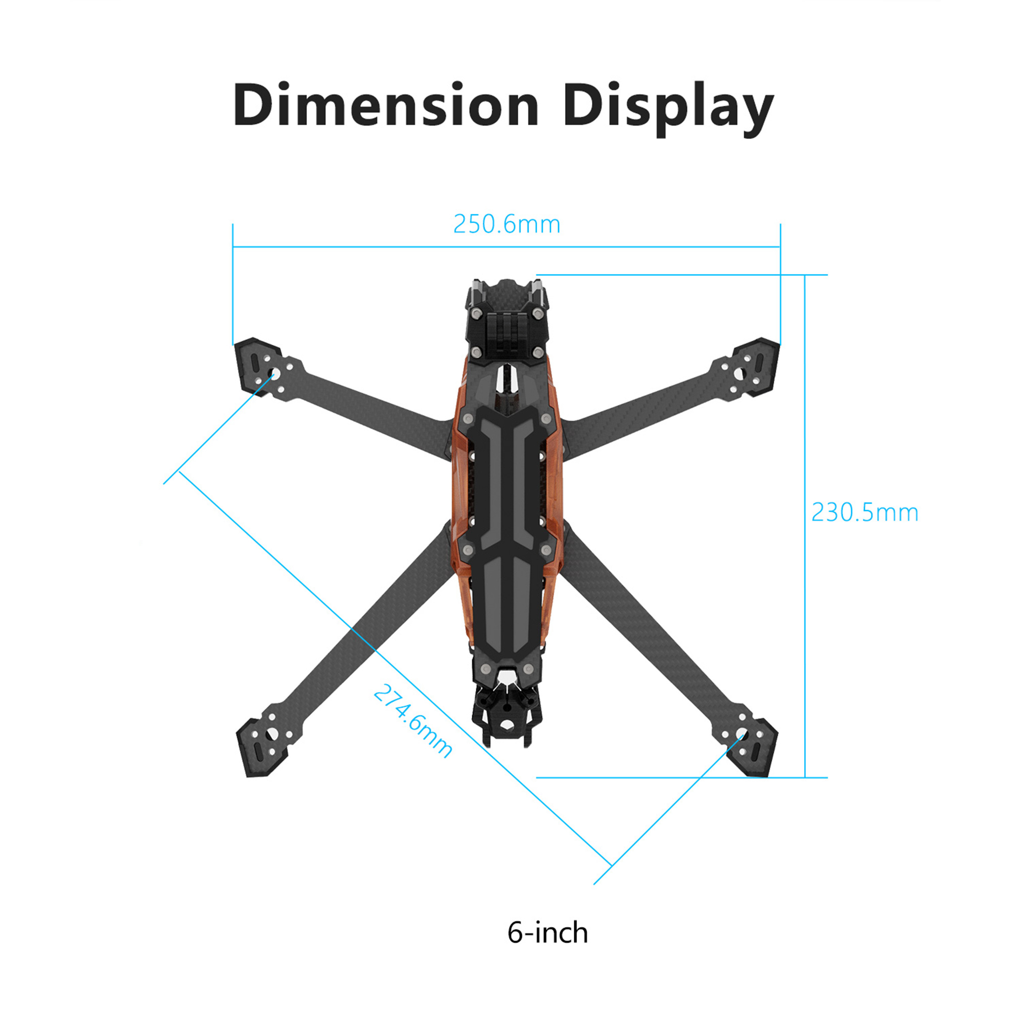 GEPRC GEP-Vapor-D5 D6 O4 Pro C - Drone Racing Frame ulasan dan harga