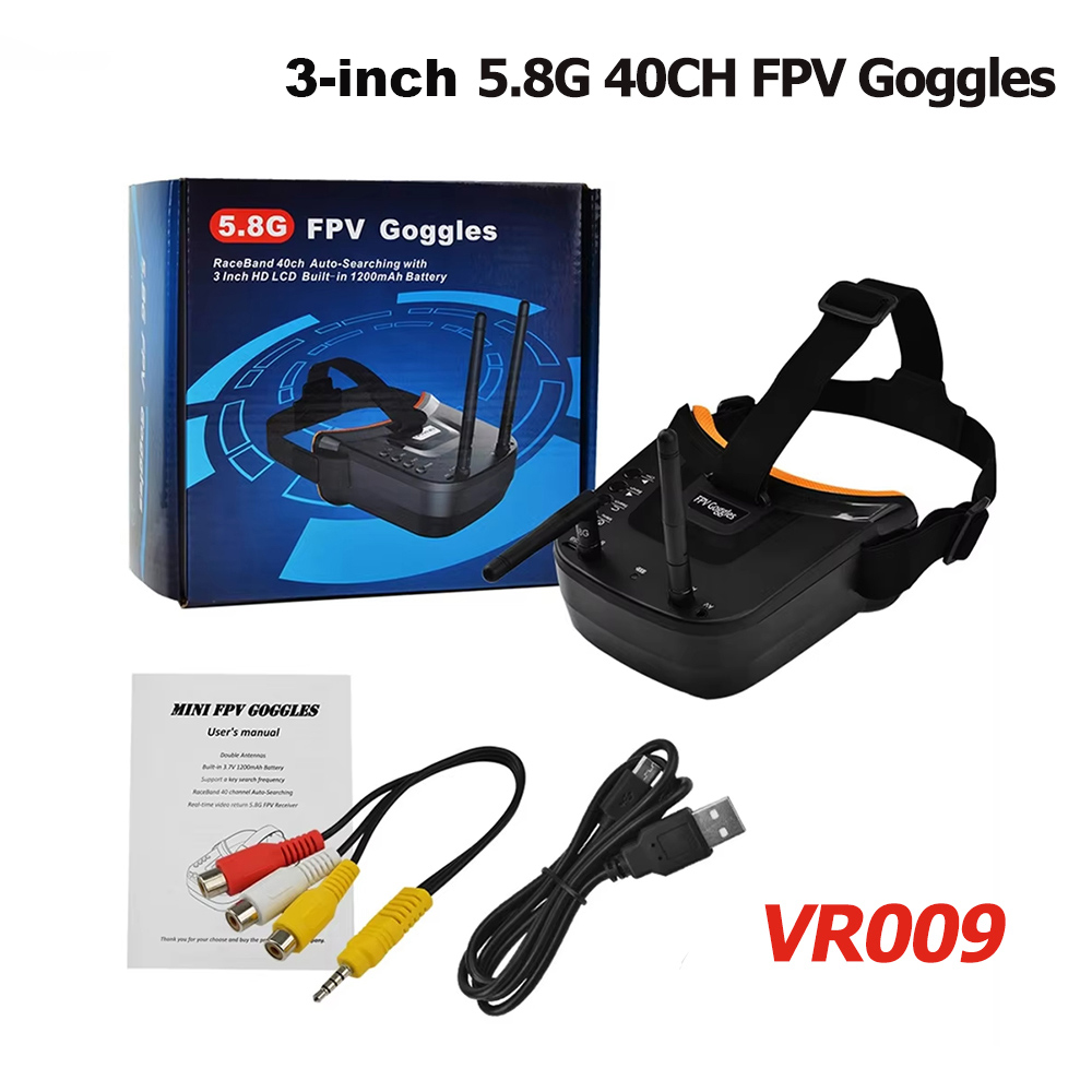 VR009 FPV Video Goggles 3Inch  - Drone Racing Goggles ulasan dan harga